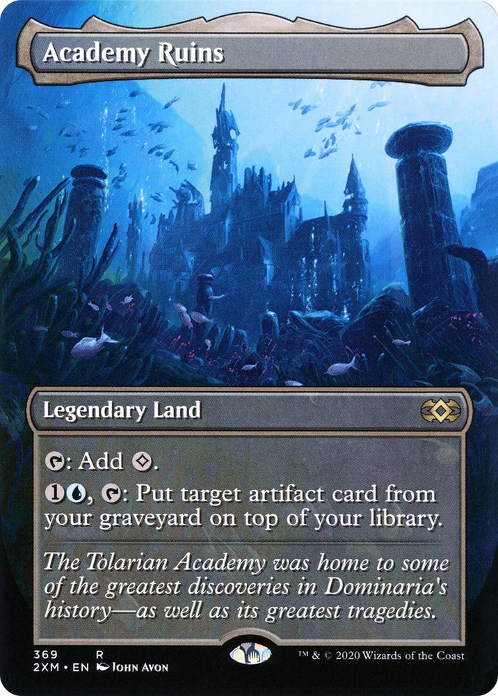 Academy Ruins (Borderless) (2XM-369) - Double Masters (Borderless)