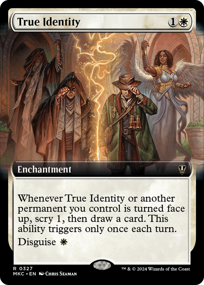 True Identity (Extended Art) (MKC-327) - Murders at Karlov Manor Commander: (Extended Art)
