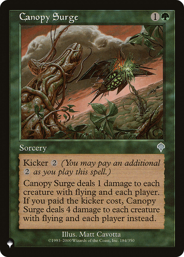 Canopy Surge (LIST-INV-184) - The List