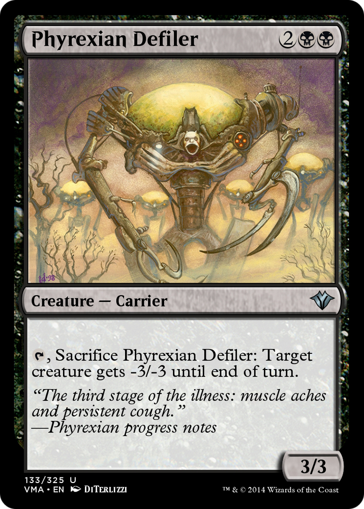 Phyrexian Defiler (VMA-133) - Vintage Masters Foil