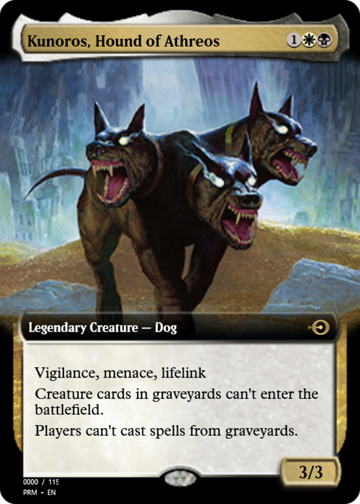 Kunoros, Hound of Athreos (PRM-79889) - Magic Online Promos