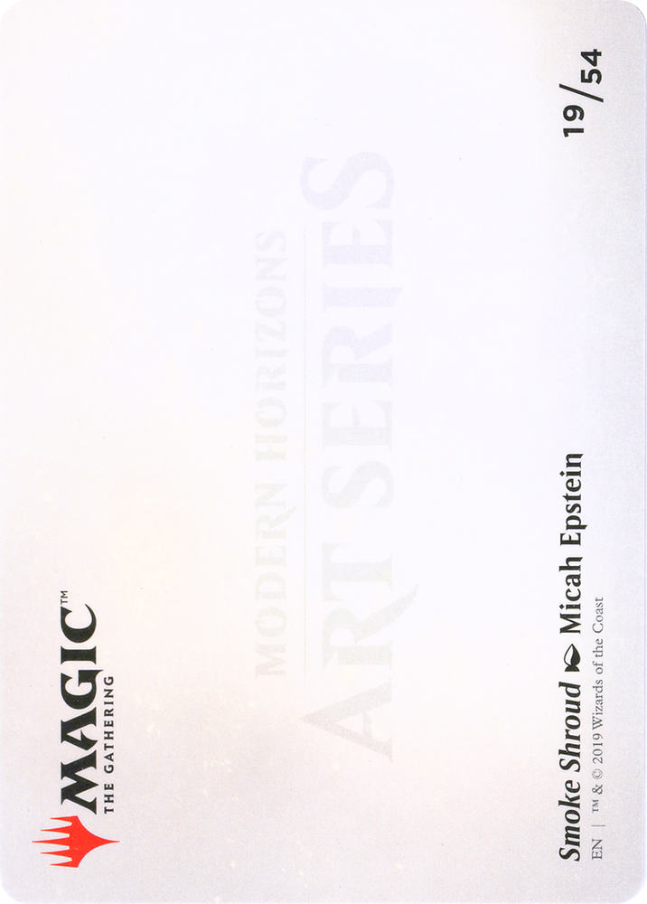 Smoke Shroud // Smoke Shroud (AMH1-019) - Modern Horizons Art Series (Borderless)