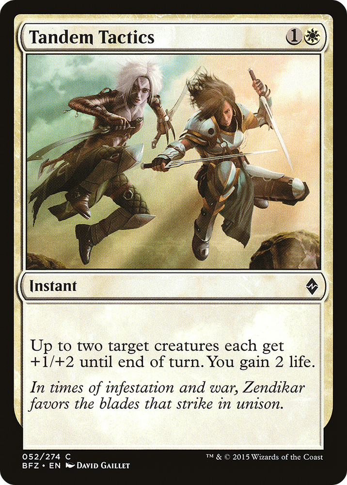 Tandem Tactics (BFZ-052) - Battle for Zendikar