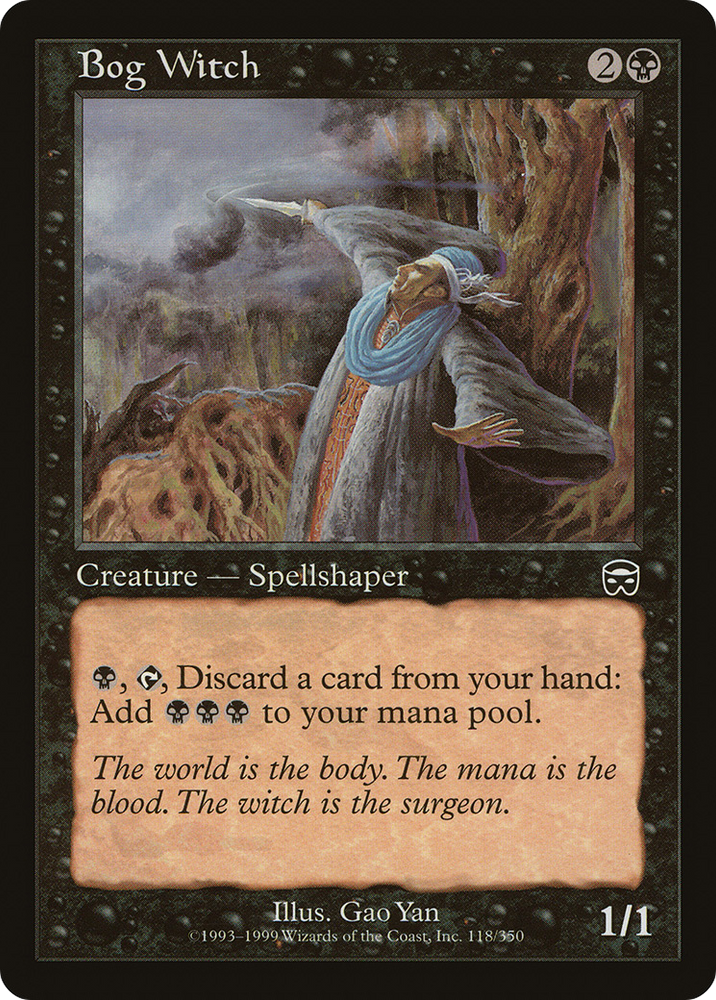 Bog Witch (MMQ-118) - Mercadian Masques Foil