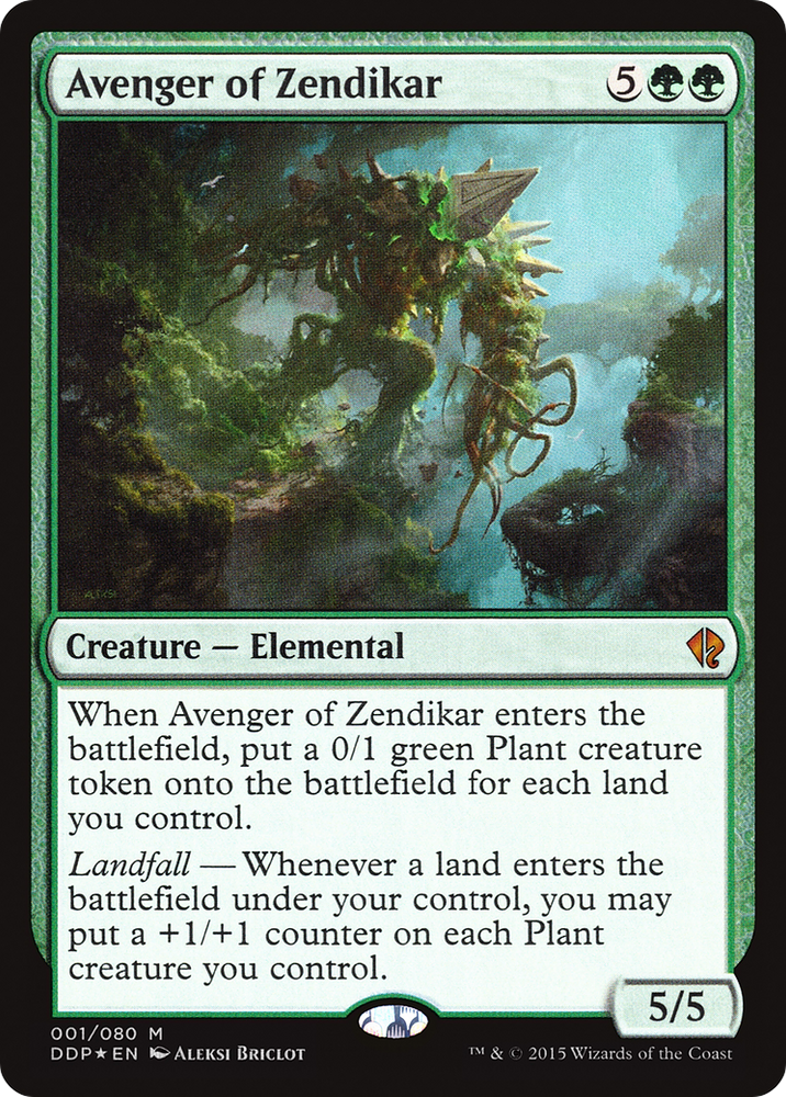 Avenger of Zendikar (DDP-001) - Duel Decks: Zendikar vs. Eldrazi