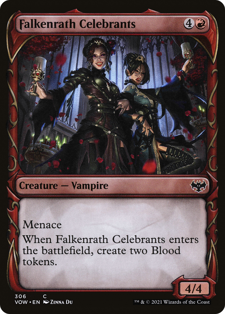 Falkenrath Celebrants (Showcase) (VOW-306) - Innistrad: Crimson Vow: (Showcase)