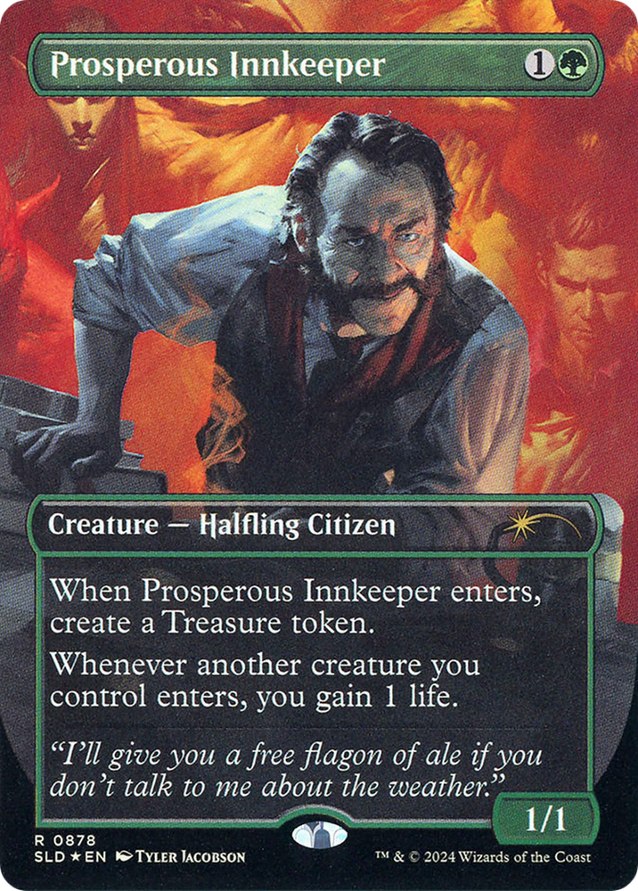 Prosperous Innkeeper (SLD-878) - Secret Lair Drop (Borderless) Foil