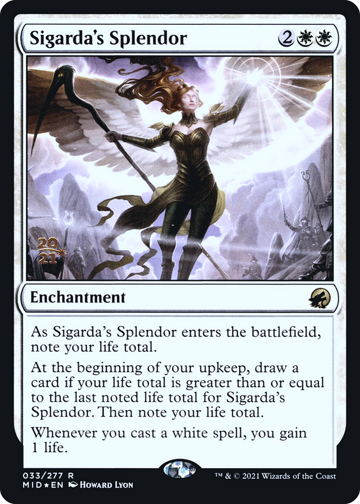Sigarda's Splendor (PRE-033) - Innistrad: Midnight Hunt Promos Foil