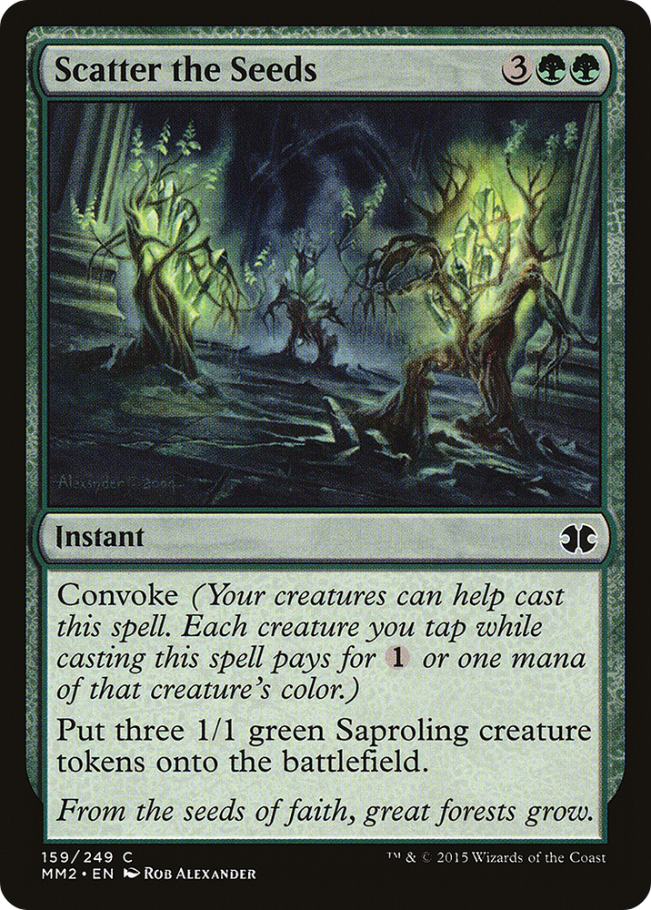 Scatter the Seeds (MM2-159) - Modern Masters 2015 Foil