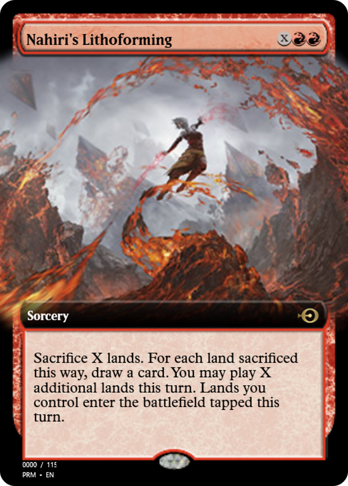 Nahiri's Lithoforming (PRM-83738) - Magic Online Promos Foil
