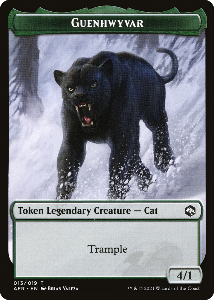 Guenhwyvar (TAFR-013) - Adventures in the Forgotten Realms Tokens