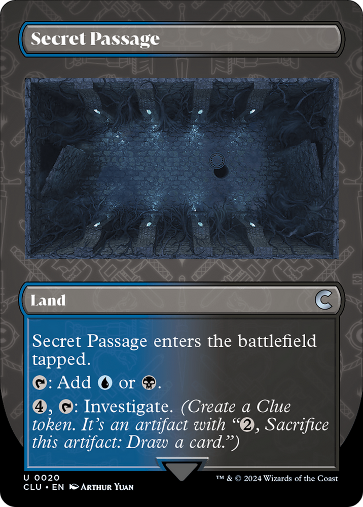 Secret Passage (Borderless) (CLU-020) - Ravnica: Clue Edition (Borderless)