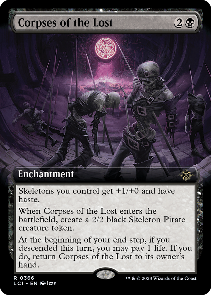 Corpses of the Lost (Extended Art) (LCI-366) - The Lost Caverns of Ixalan: (Extended Art)