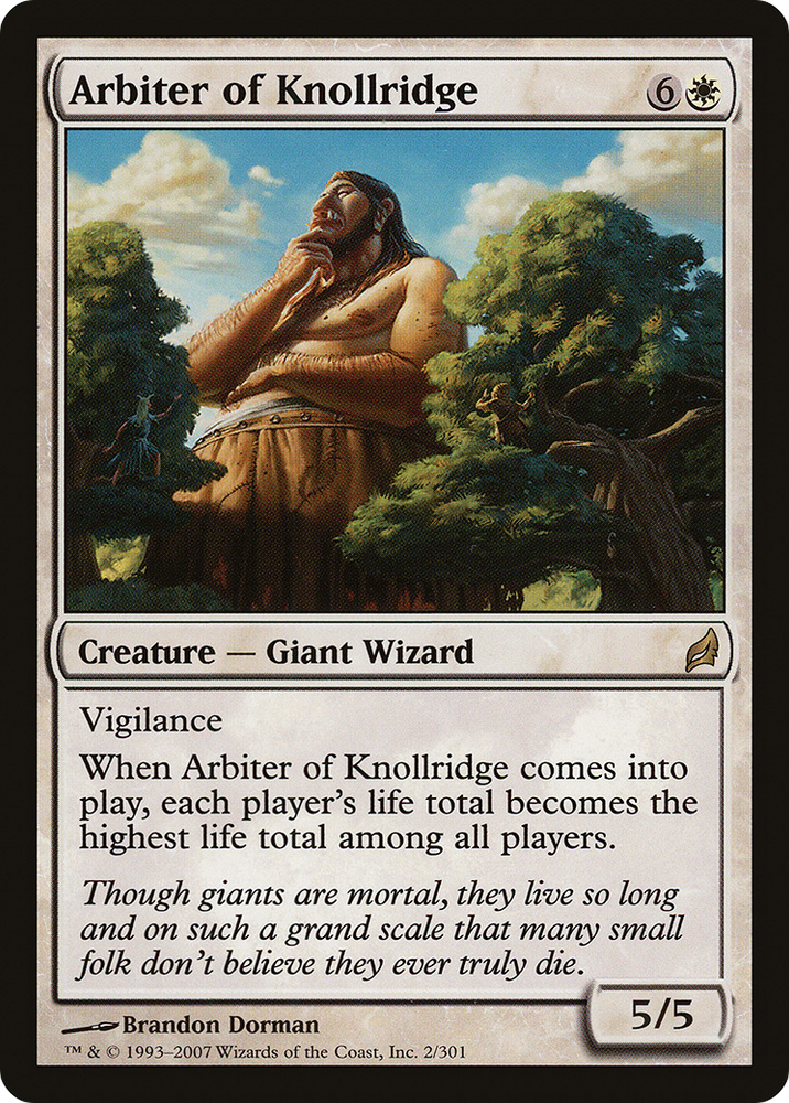 Arbiter of Knollridge (LRW-002) - Lorwyn