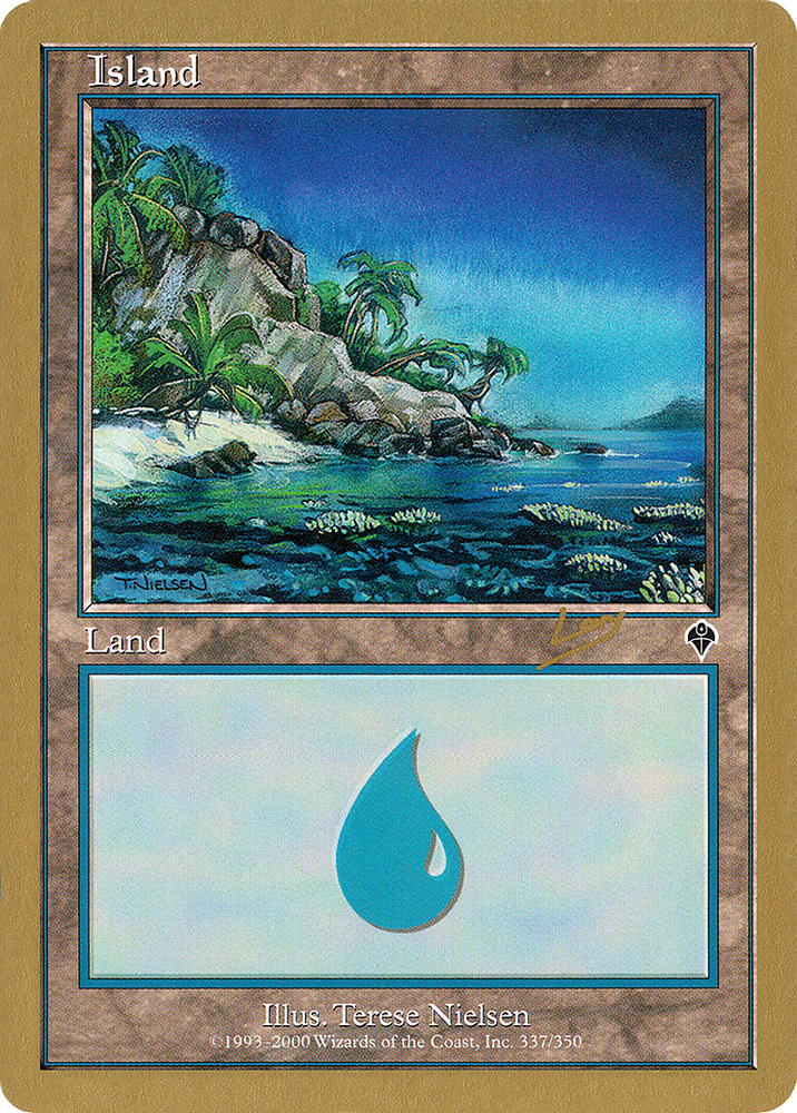 Island (337) - 2002 Raphael Levy (INV) (WCD-) - World Championship Decks 2002