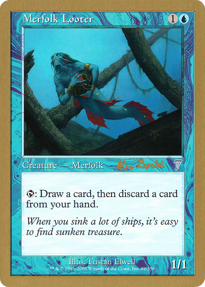 Merfolk Looter - 2001 Alex Borteh (7ED) (WCD-) - World Championship Decks 2001