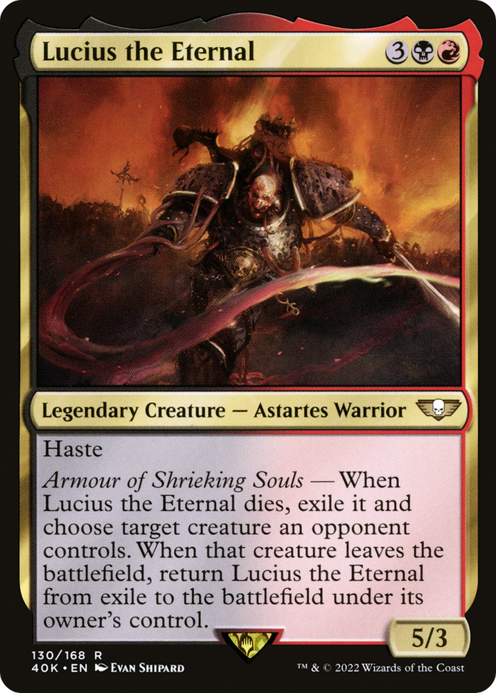 Lucius the Eternal (40K-130) - Warhammer 40,000 Commander