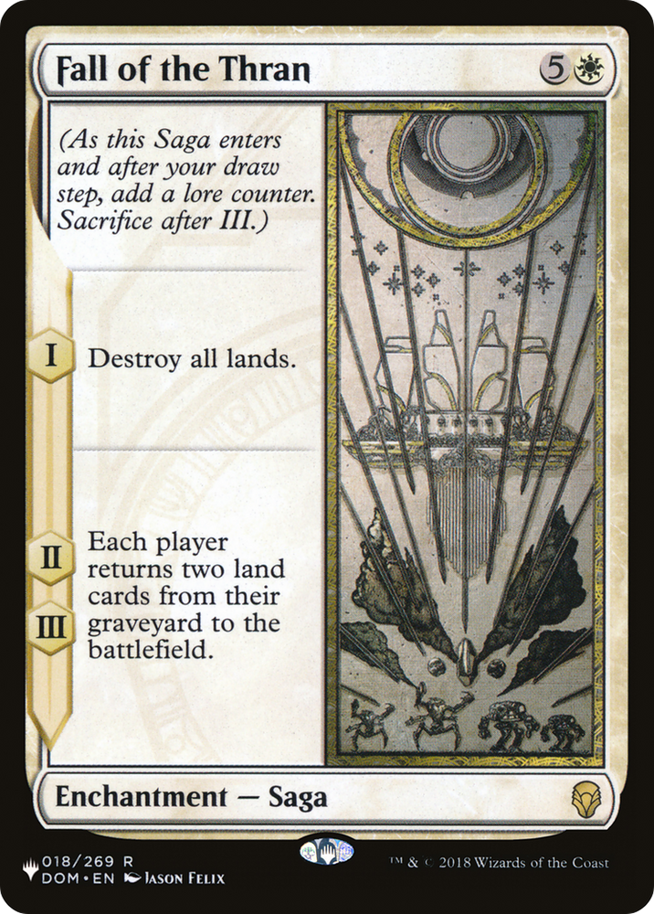 Fall of the Thran (LIST-DOM-18) - The List