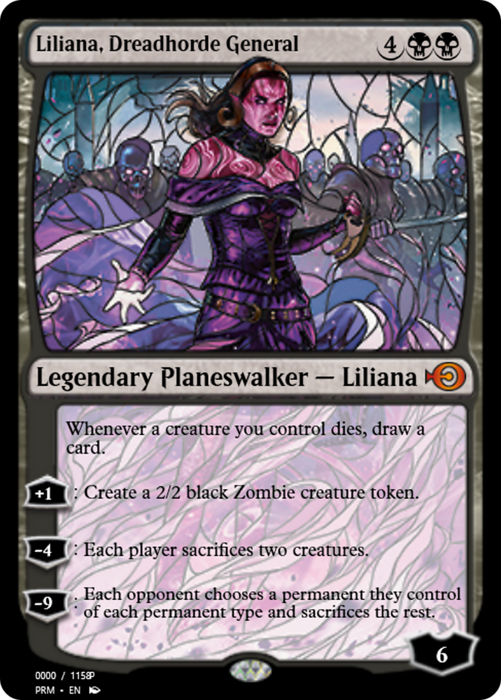 Liliana, Dreadhorde General (PRM-78017) - Magic Online Promos Foil