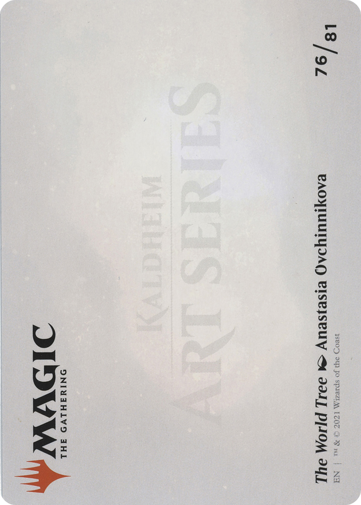 The World Tree // The World Tree (AKHM-076) - Kaldheim Art Series (Borderless) Foil