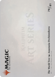 The World Tree // The World Tree (AKHM-076) - Kaldheim Art Series (Borderless) Foil
