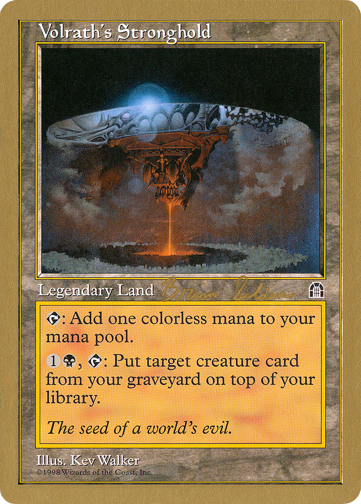Volrath's Stronghold - 1998 Brian Selden (STH) (WCD-BS143) - World Championship Decks 1998