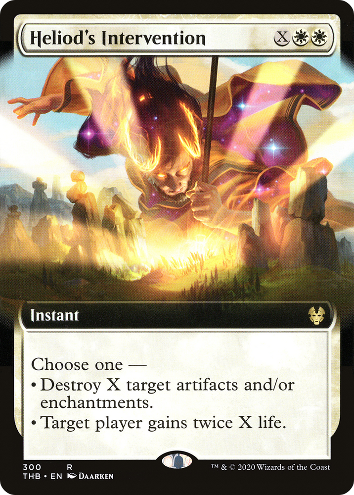 Heliod's Intervention (Extended Art) (THB-300) - Theros Beyond Death: (Extended Art) Foil