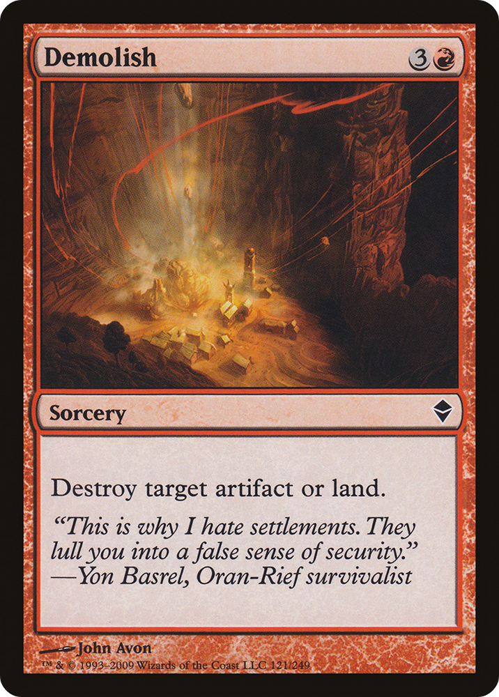 Demolish (ZEN-121) - Zendikar Foil