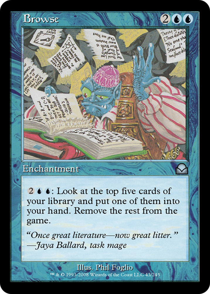 Browse (ME2-043) - Masters Edition II Foil