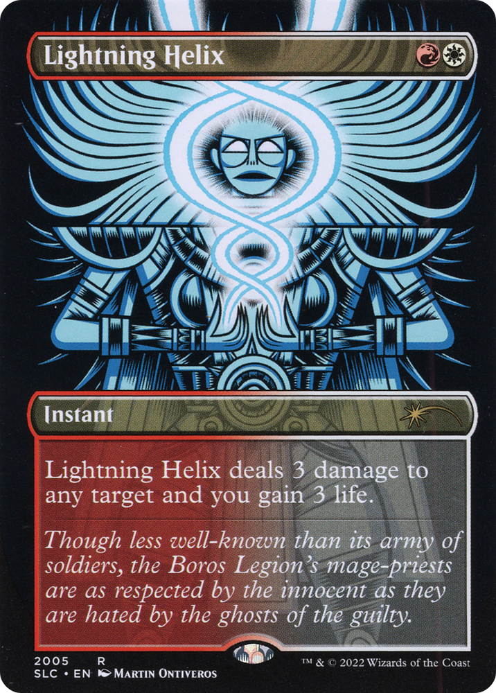 Lightning Helix (SLC-2005) - Secret Lair 30th Anniversary Countdown Kit (Borderless)