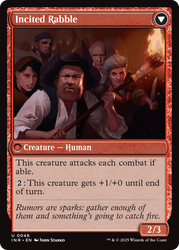 Town Gossipmonger // Incited Rabble (INR-046) - Innistrad Remastered