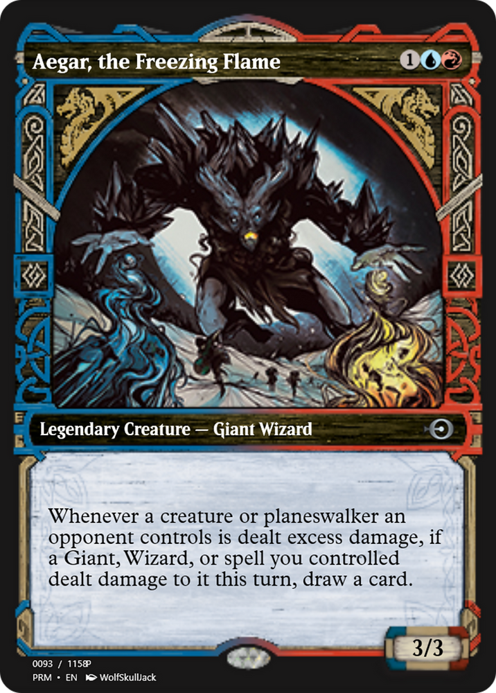 Aegar, the Freezing Flame (PRM-88386) - Magic Online Promos Foil