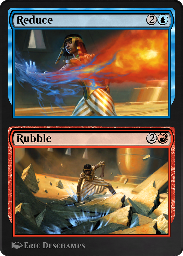 Reduce // Rubble (AKR-254) - Amonkhet Remastered