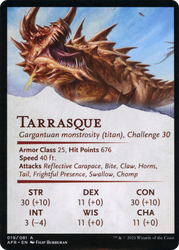 The Tarrasque // Tarrasque (AAFR-019) - Adventures in the Forgotten Realms Art Series (Borderless) Foil