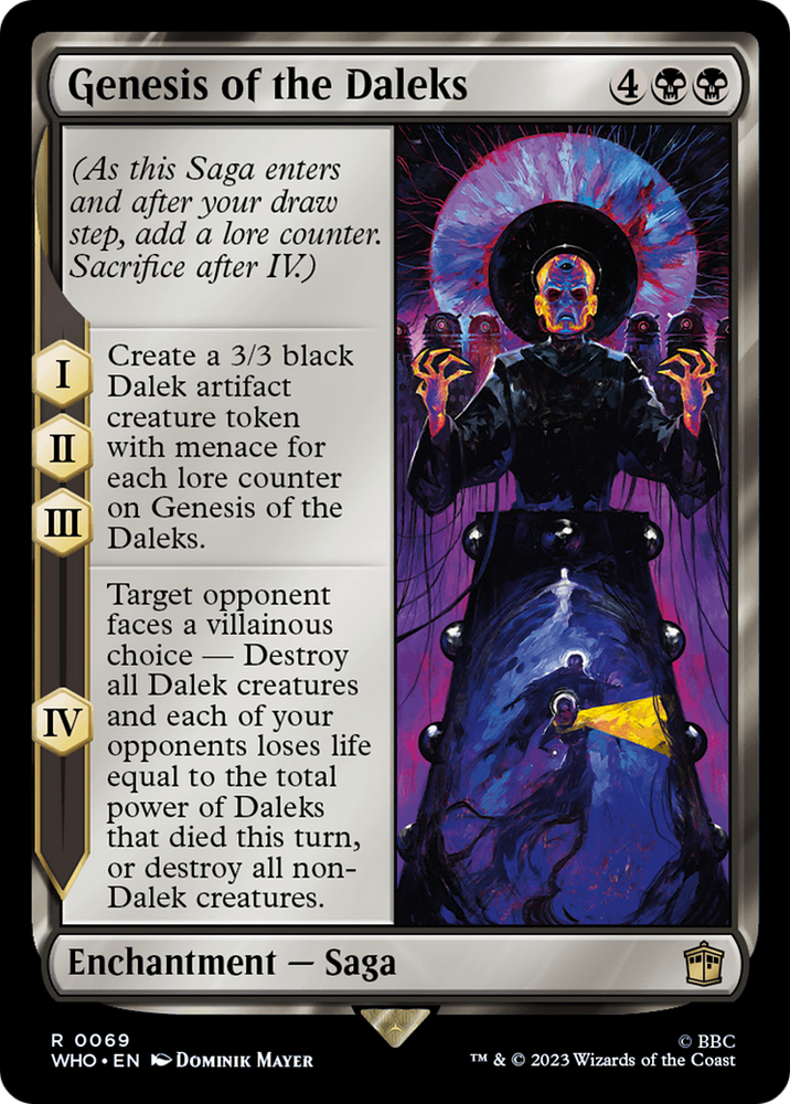Genesis of the Daleks (WHO-069) - Doctor Who Foil