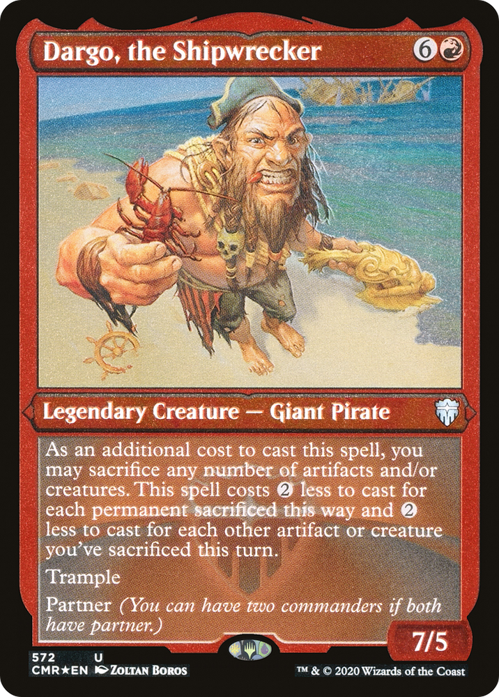 Dargo, the Shipwrecker (Foil Etched) (CMR-572) - Commander Legends Foil