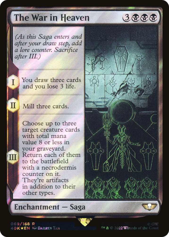 The War in Heaven (Surge Foil) (40K-69★) - Warhammer 40,000 Commander Foil