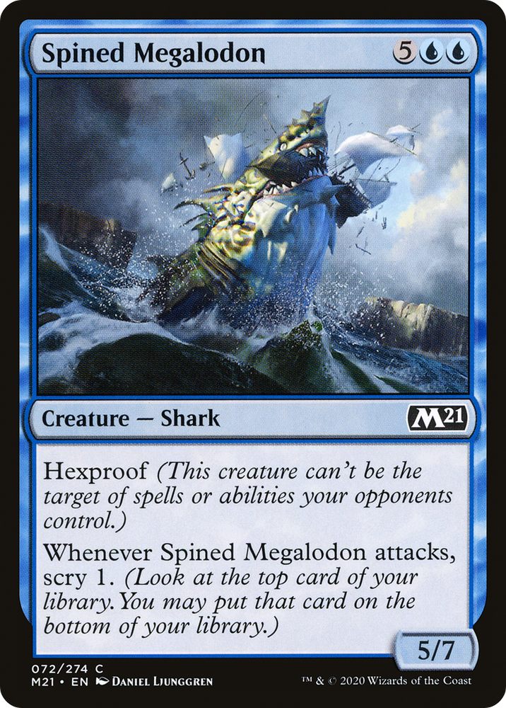 Spined Megalodon (M21-072) - Core Set 2021
