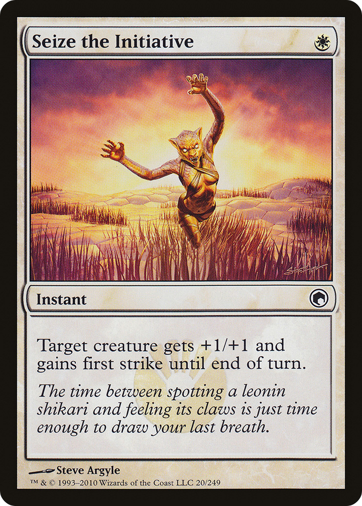 Seize the Initiative (SOM-020) - Scars of Mirrodin Foil