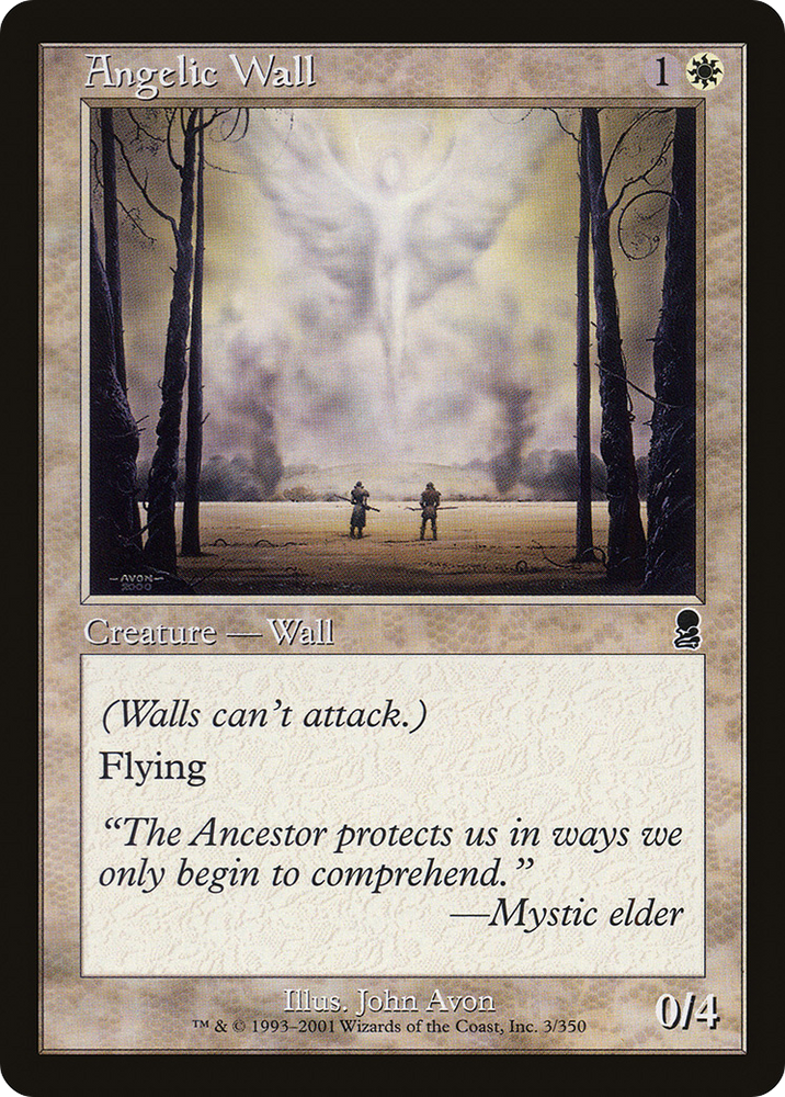 Angelic Wall (ODY-003) - Odyssey Foil