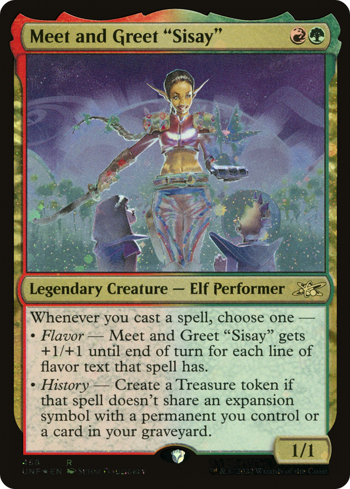 Meet and Greet "Sisay" (Galaxy Foil) (UNF-458) - Unfinity Foil