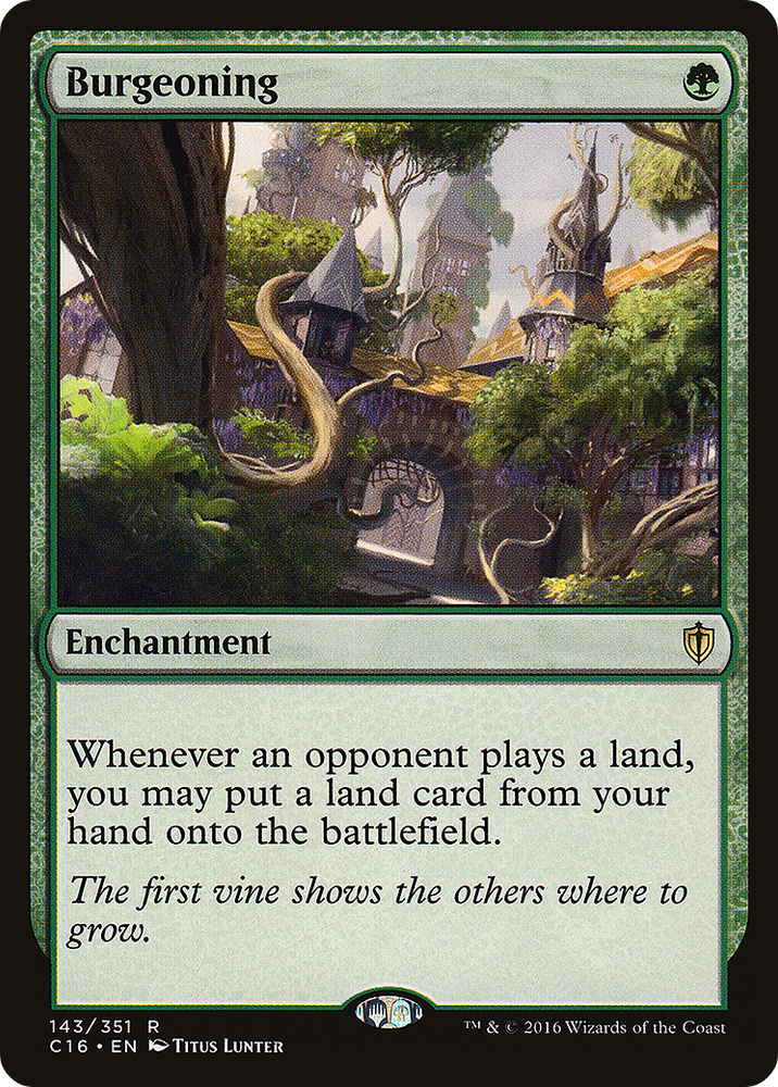 Burgeoning (C16-143) - Commander 2016