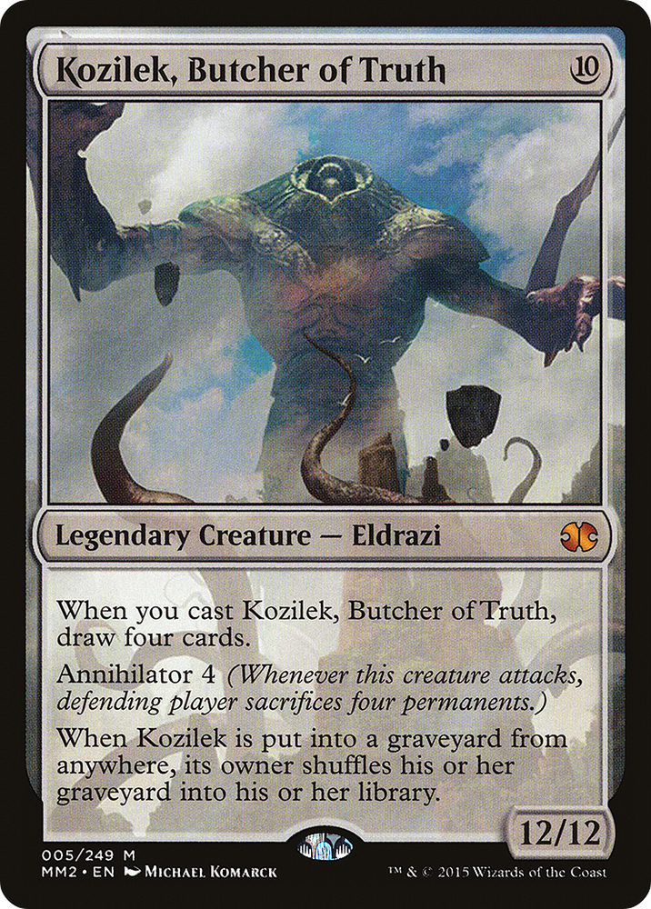 Kozilek, Butcher of Truth (MM2-005) - Modern Masters 2015 Foil