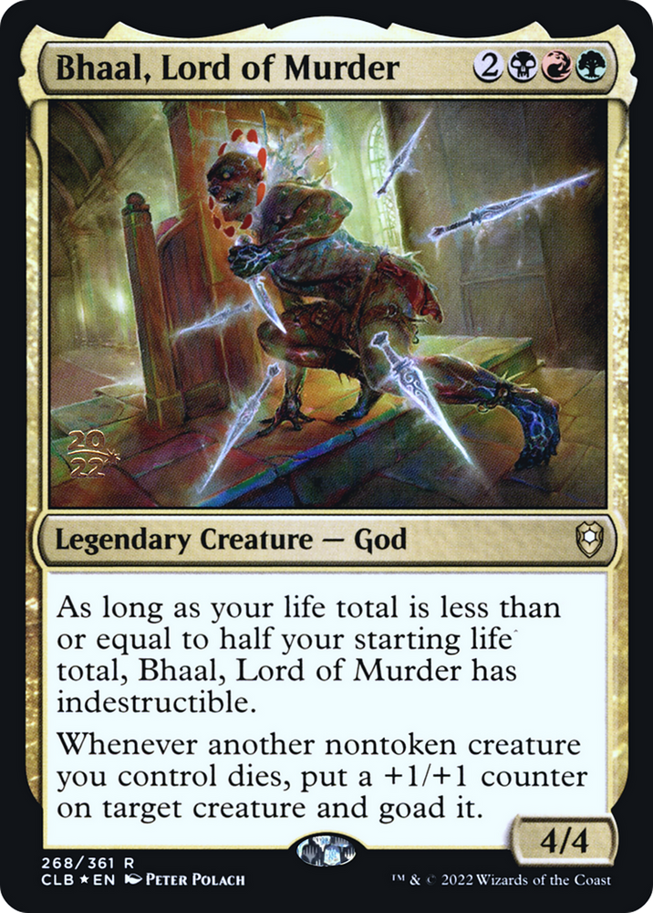 Bhaal, Lord of Murder (PRE-268S) - Battle for Baldur's Gate Promos Foil