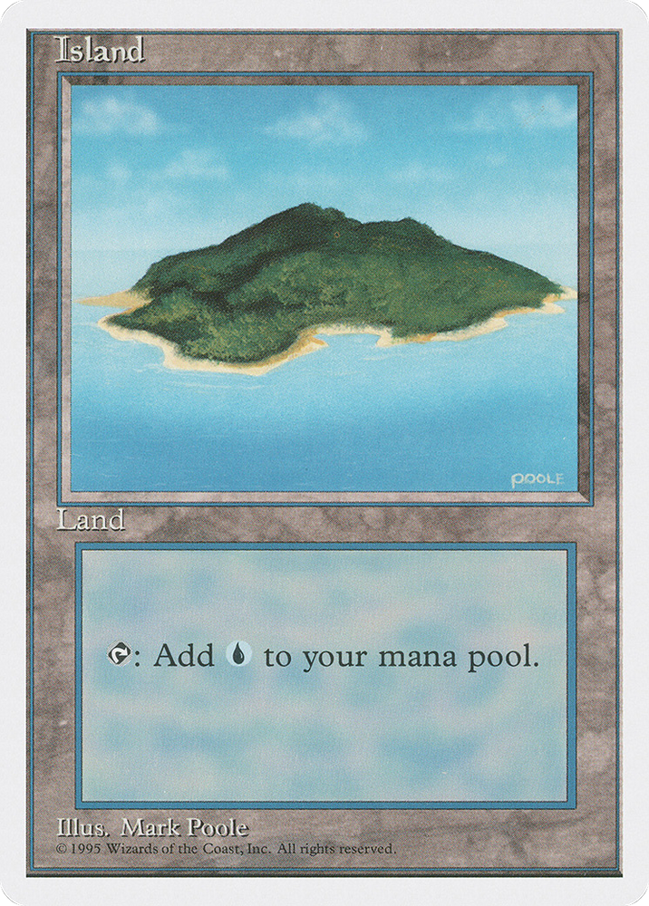Island (B) (4ED-368) - Fourth Edition