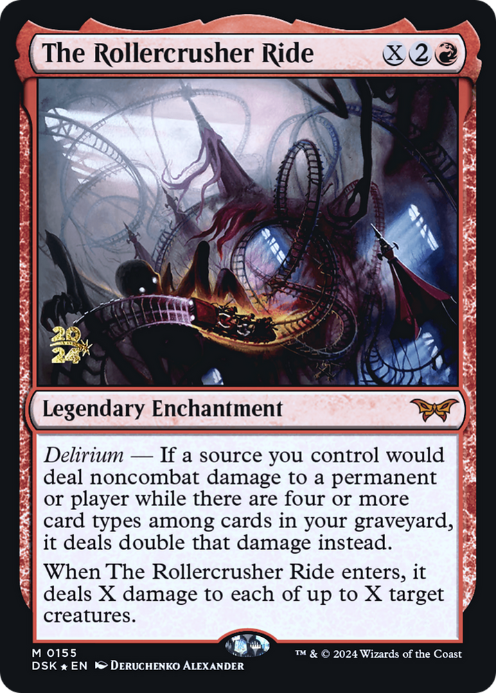 The Rollercrusher Ride (PRE-155) - Duskmourn: House of Horror Promos Foil