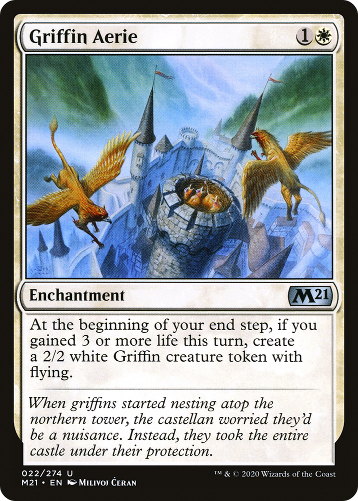 Griffin Aerie (M21-022) - Core Set 2021 Foil