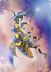 Zabaz, the Glimmerwasp // Zabaz, the Glimmerwasp (AMH2-065) - Modern Horizons 2 Art Series (Borderless)