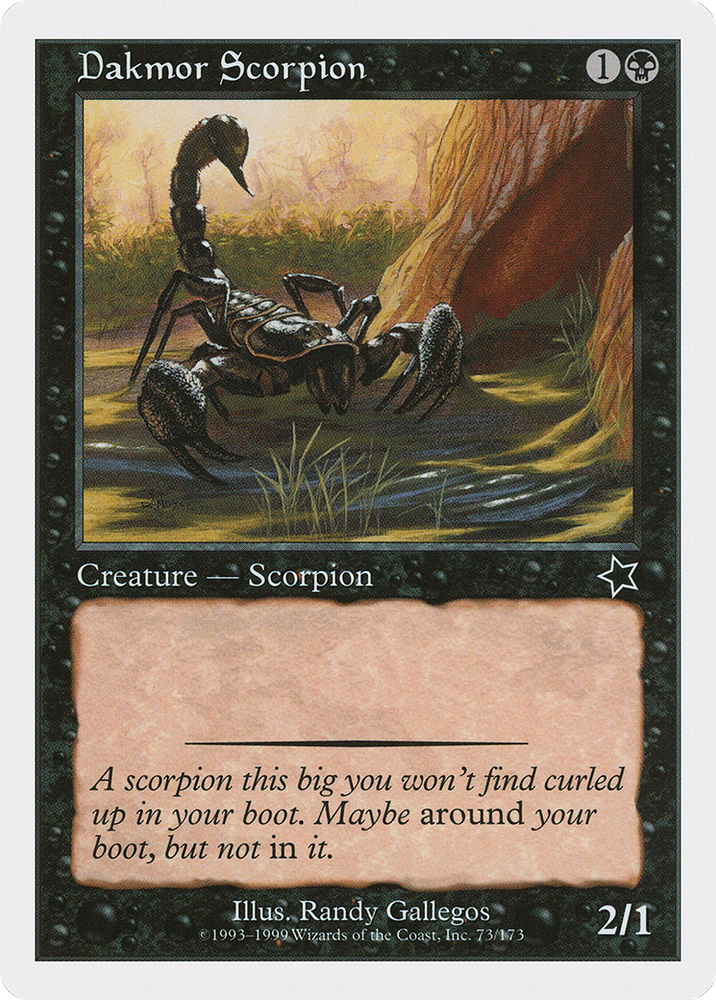 Dakmor Scorpion (S99-073) - Starter 1999