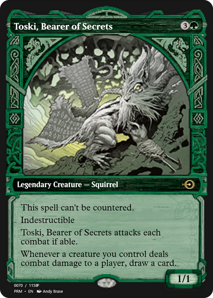 Toski, Bearer of Secrets (PRM-88340) - Magic Online Promos